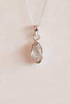 Colgante herkimer plata de ley