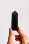 punta de turmalina negra