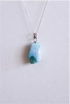 Colgante larimar plata de ley