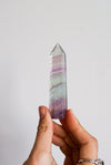 Punta de Fluorita arco iris