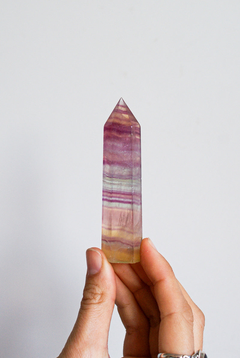 Punta de Fluorita Arco Iris