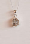 COLGANTE HERKIMER EN PLATA DE LEY / 2