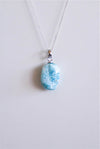 Colgante larimar plata de ley