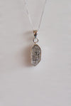 COLGANTE HERKIMER EN PLATA DE LEY / 6