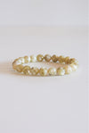 Pulsera mica lepidolita amarilla
