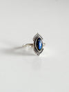 ANILLO PREMA LABRADORITA EN PLATA DE LEY / GIRETA