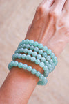Pulsera de Cuarzo verde 8mm