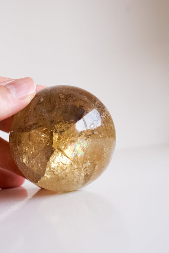 ESFERA DE CITRINO NATURAL