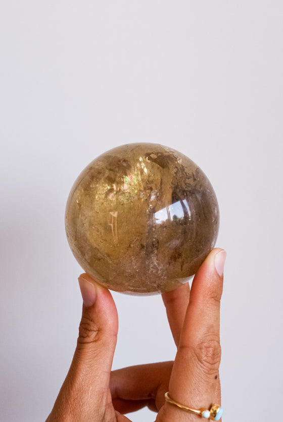 ESFERA DE CITRINO NATURAL