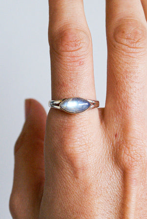 Anillo Ajna Piedra Luna 