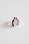 ANILLO AJUSTABLE DE CUARZO ROSA