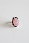 ANILLO AJUSTABLE DE CUARZO ROSA