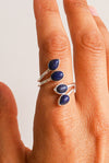 Anillo ajustable lapislázuli