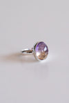 Anillo ametrino plata de ley