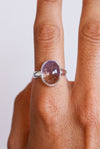 Anillo ametrino plata de ley