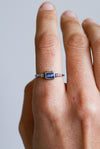 Anillo atra de labradorita