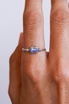 Anillo labradorita plata de ley