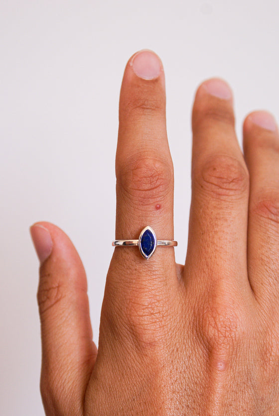Anillo Aura de Lapislázuli en plata