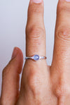 Anillos Calcedonia Azul en plata