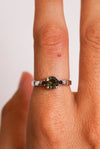 Anillos de Moldavita en plata