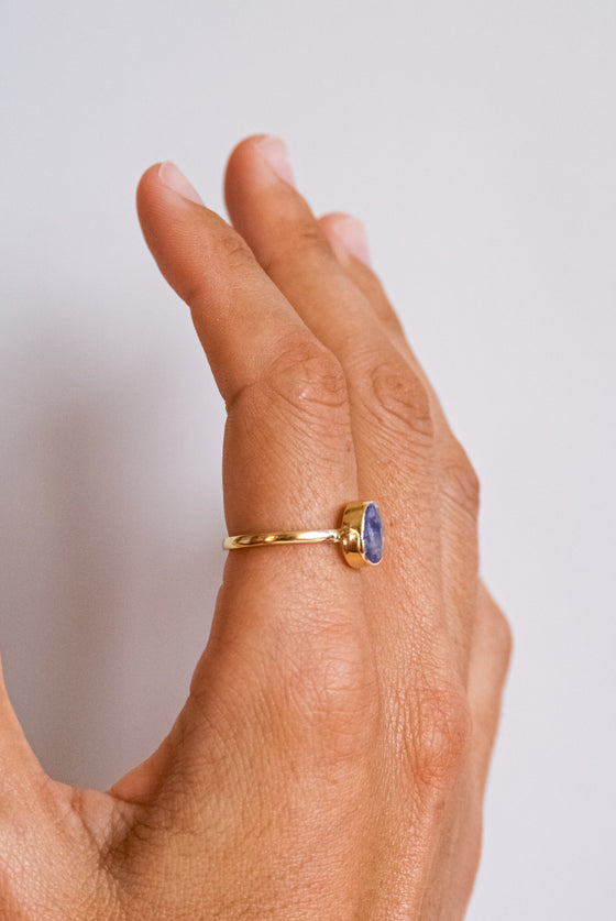 Anillo de Tanzanita