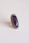anillo de amatista en plata de ley