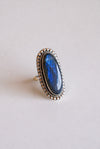 Anillo dharma labradorita en plata de ley