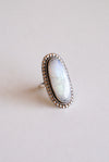 Anillo piedra luna plata de ley