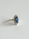 ANILLO PREMA LABRADORITA EN PLATA DE LEY / GIRETA