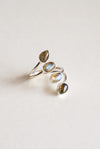 anillo ajustable labradorita