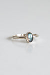 Anillo labradorita plata de ley