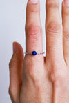Anillo Lapislázuli plata de ley