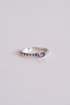 Anillo maya amatista plata de ley