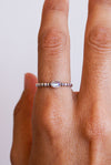 Anillo maya piedra luna plata de ley