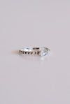 Anillo maya piedra luna plata de ley
