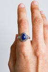 ANILLO NAYA DE LAPISLÁZULI EN PLATA