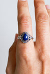 ANILLO NAYA DE LAPISLÁZULI EN PLATA