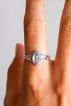 Anillo Piedra Luna en plata