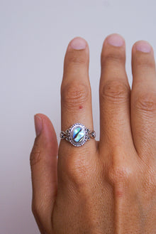  Anillo de Abalón en Plata de Ley