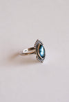 anillo prema labradorita plata de ley