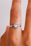 Anillo Sol de Piedra Luna