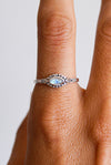 Anillo veda piedra luna