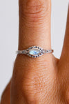 Anillo veda piedra luna