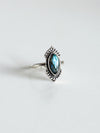 ANILLO PREMA LABRADORITA EN PLATA DE LEY / GIRETA