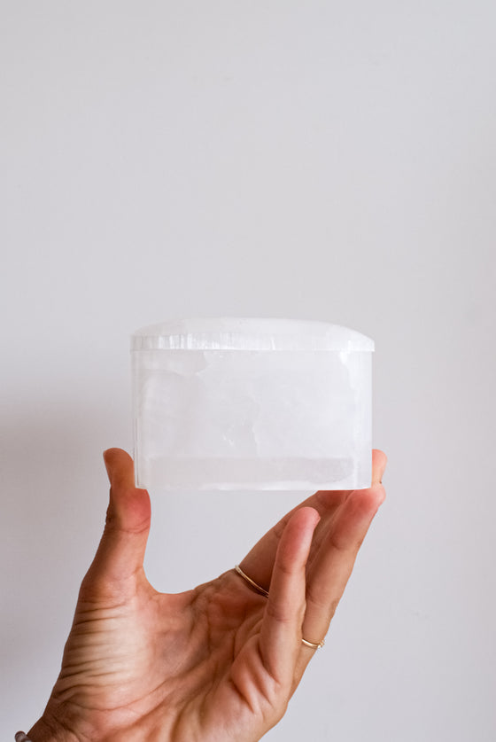 Caja Cuadrada de Selenita