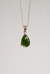 Colgante de Calcedonia Cromada en plata de ley 925