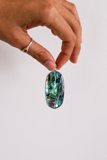  Colgante plata abalón
