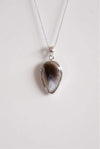 Colgante de Ágata Botswana en plata
