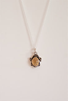  Colgante Ajeet de Citrino en plata