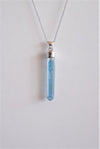 COLGANTE AQUA AURA AZUL PLATA DE LEY 925